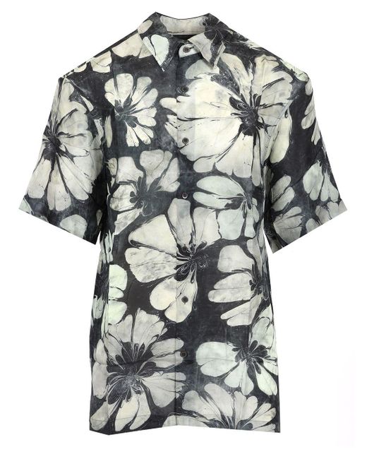 Dries Van Noten Gray 'Cassidye' Shirt for men