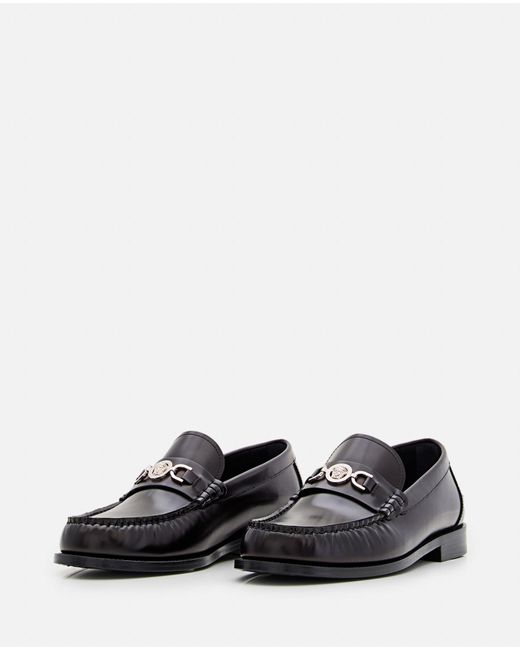 Versace White Calf Leather Loafer for men