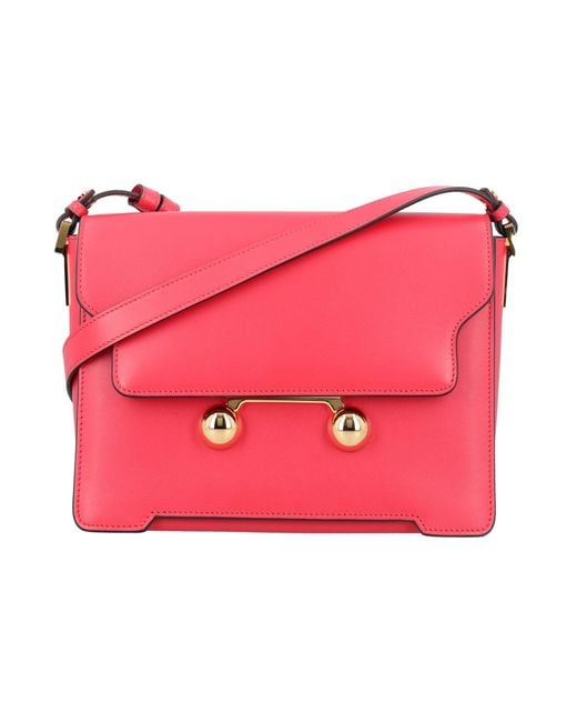 Marni Pink New Trunk Shoulder Bag