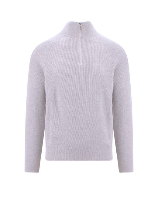 Brunello Cucinelli Purple Sweater for men