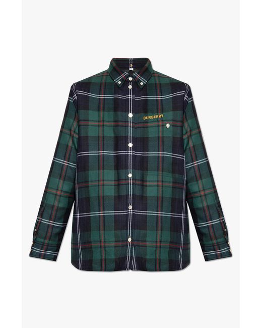 Burberry Green Oversize Two-Piece Jacket