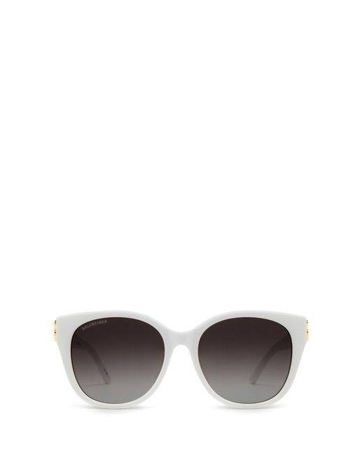Balenciaga White Bb0103Sa Sunglasses