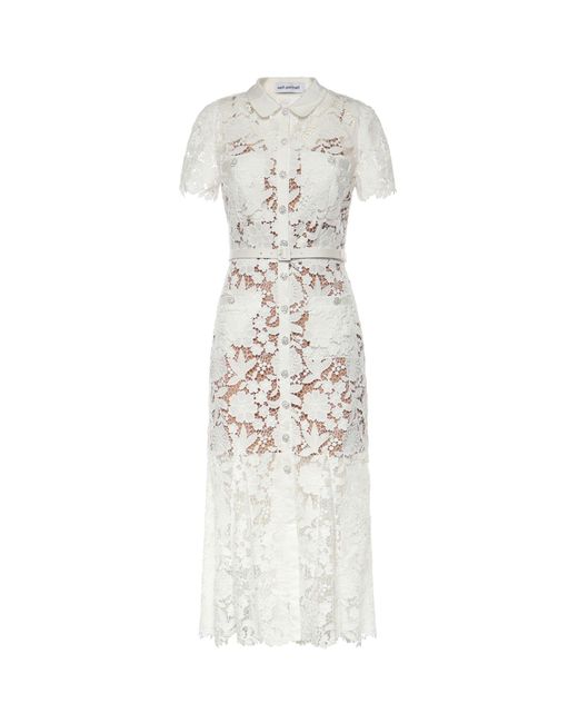Self-Portrait White Dresses Polyester