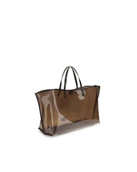 Staud Brown Pvc Handbag Bag