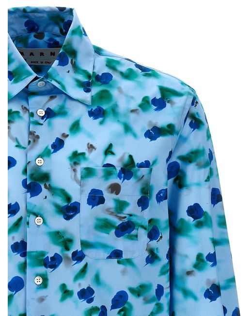 Marni Blue 'Reverie' Shirt for men