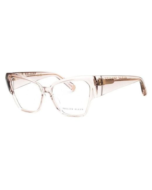 Philipp Plein Brown Frame And Lens Eyeglasses