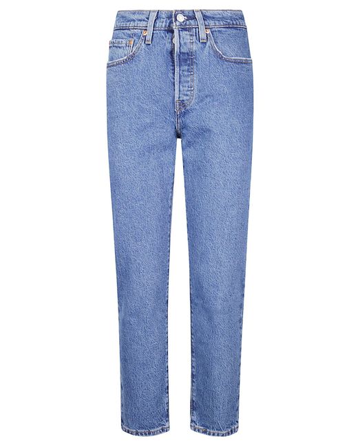 Levi's Blue 501 Crop