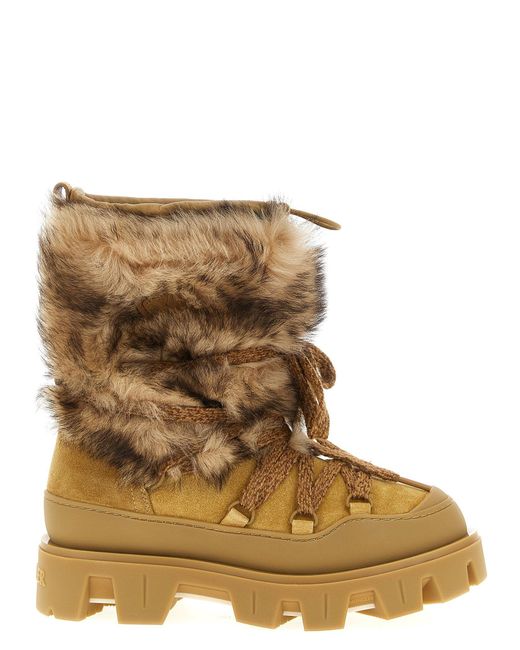 Moncler Brown Peak Après Boot