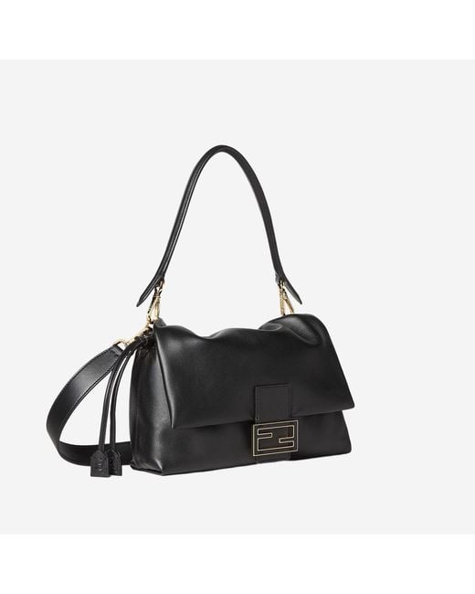 Fendi Black Shoulder Bag Nappa Leather