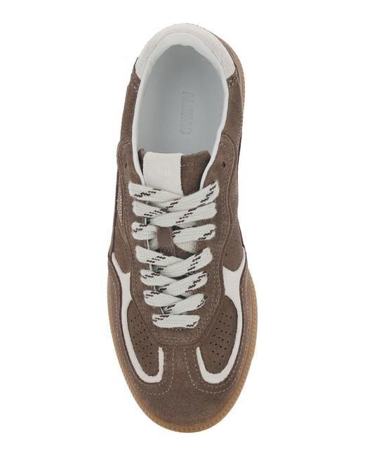 Alohas Brown Low Top Sneaker Tb.490 Suede Cow Trainers for men
