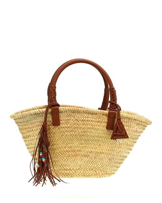 Alanui Metallic 'Icon Palm Leaf Big' Handbag