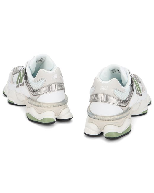 New Balance White Low Sneakers Fabric Trainers for men
