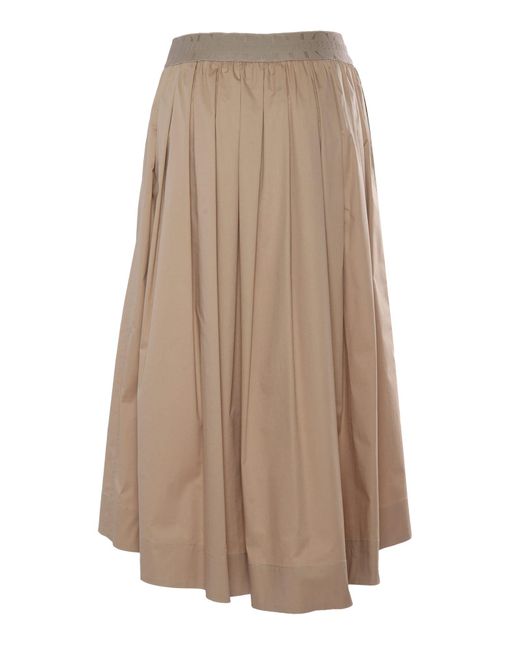 Peserico Brown Skirt