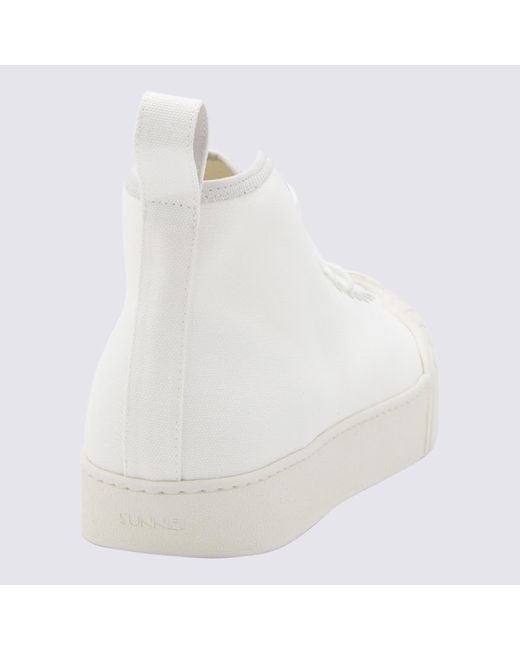 Sunnei White Isi Sneakers for men