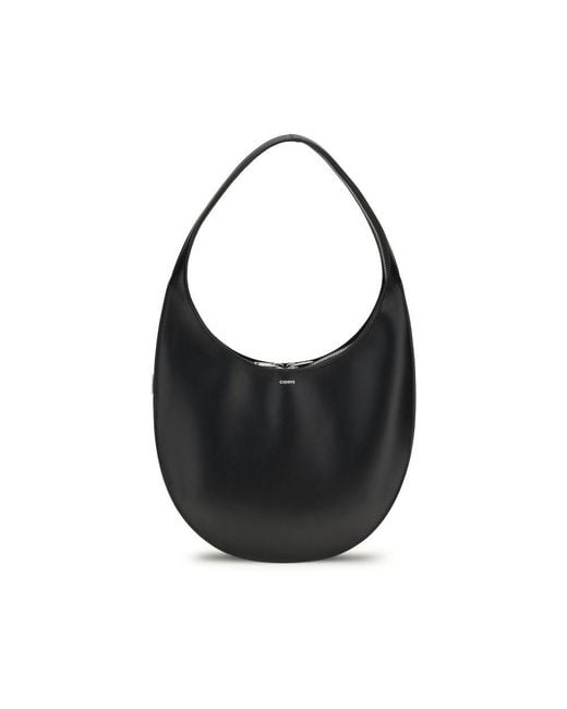Coperni Black Calf Leather Bos Taurus Shoulder Bag