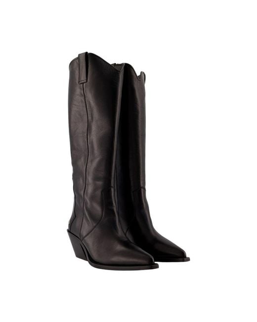 Anine Bing Black Tall Tania Boots
