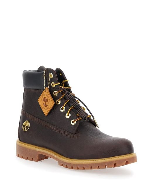 Timberland Brown Boots Nubuck Leather for men