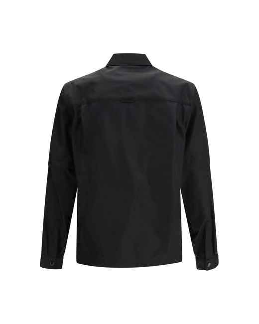 Prada Black Re-Nylon Shirt Recycled Polyamide for men
