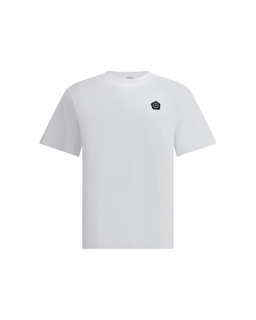 KENZO White Logoed T-Shirt for men