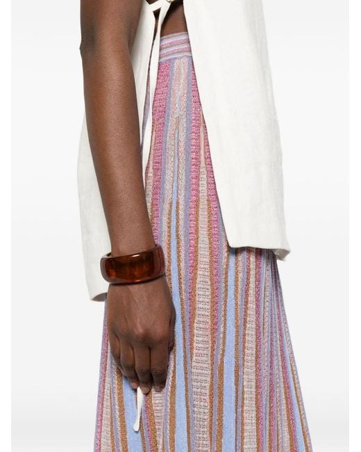 Forte_forte Brown Forte Skirts Viscose Polyester Polyamide