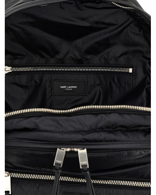 Saint Laurent Black 'City' Backpack for men