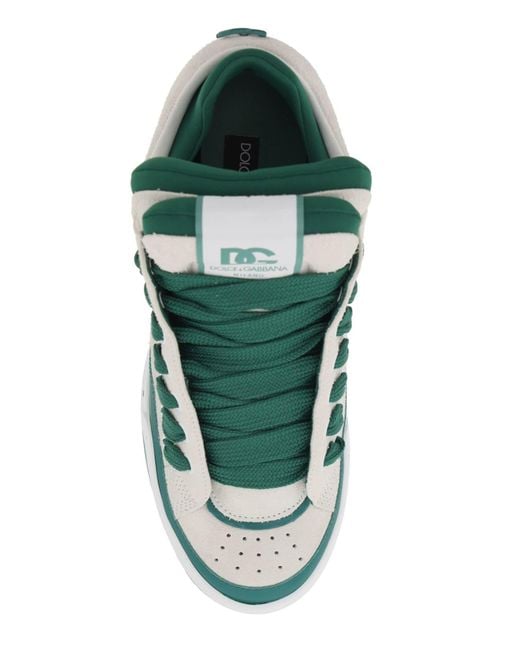 Dolce & Gabbana Green Mega Skate Sneakers for men