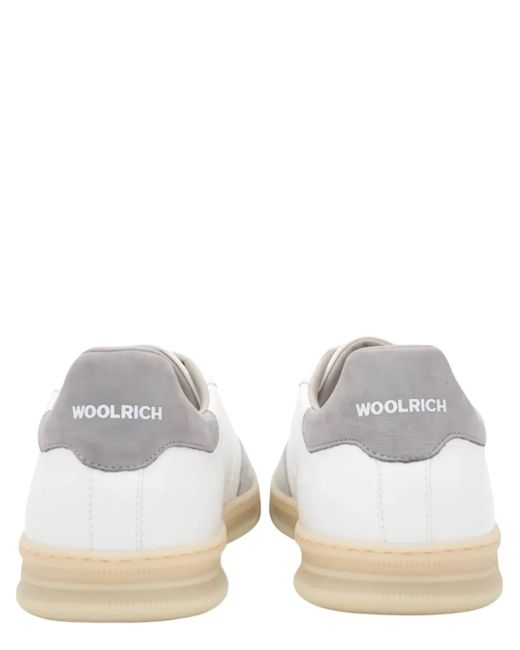 Woolrich White Double U.T Sneaker for men
