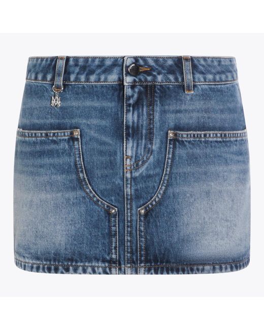 Amiri Blue Skirts _100 Co
