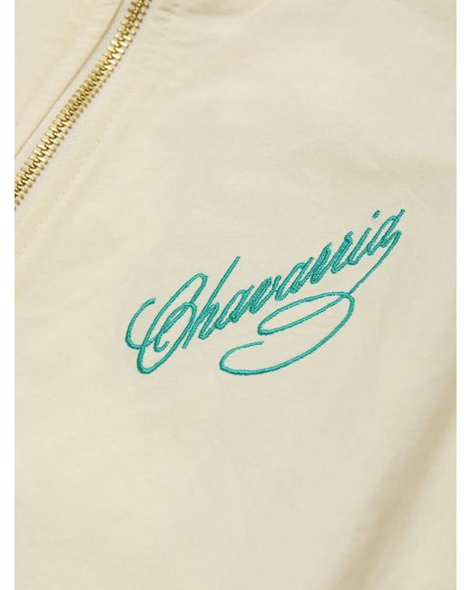 Willy Chavarria Blue Jacket With Front Embroidery, Polyester for men