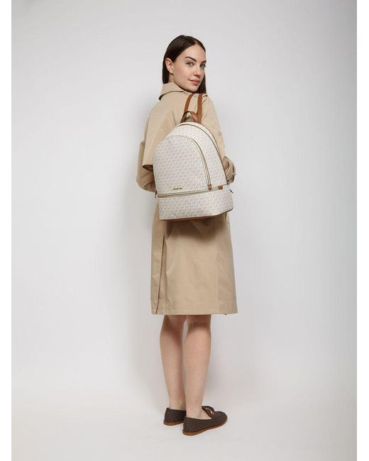 Michael Kors Natural Backpack Polyvinyl Chloride Bags Backpacks