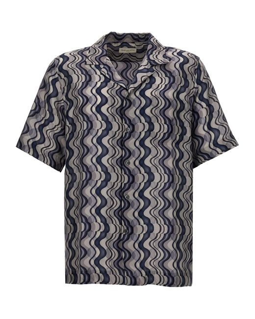 Dries Van Noten Black 'Carltone' Shirt for men