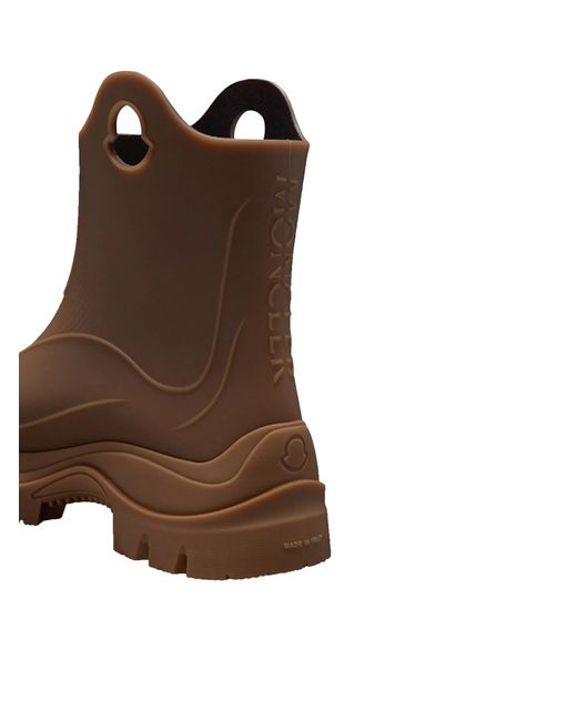 Moncler Brown Misty Rain Boots