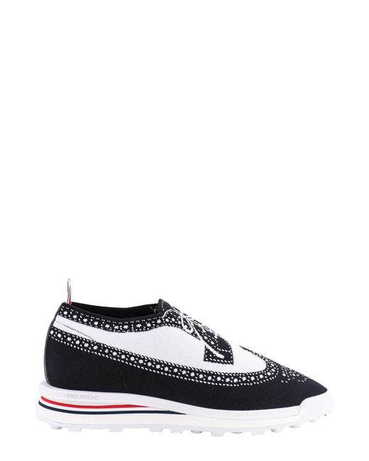 Thom Browne White Printed Sneakers for men