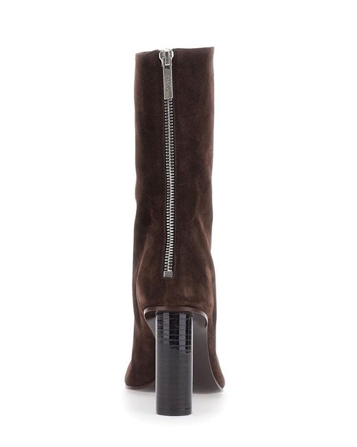 Paris Texas Brown Ankle Boot Alice 85 Leather Calf