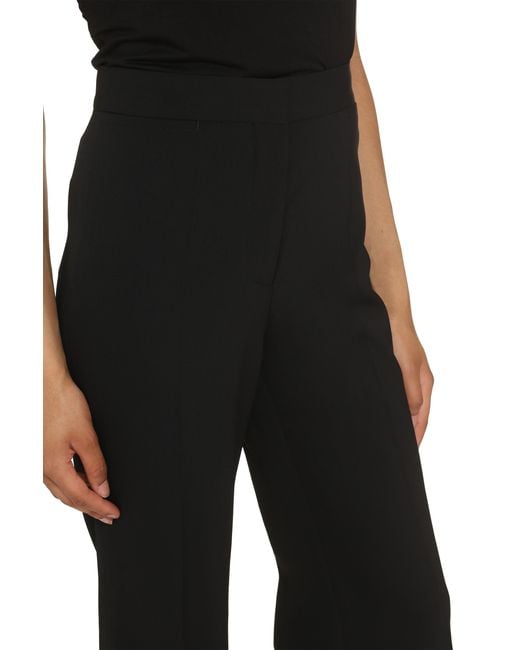 Stella McCartney Black Flared Trousers Wool