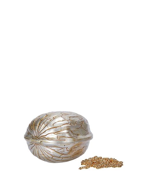 J.W. Anderson White Walnut Clutch