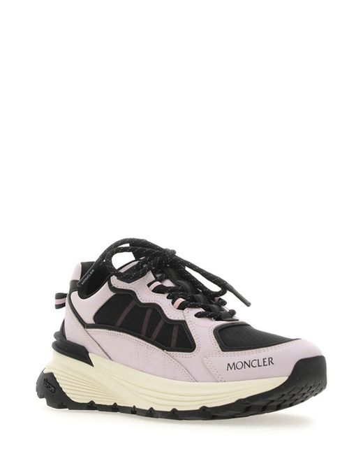 Moncler Black Runner Lace-up Sneakers