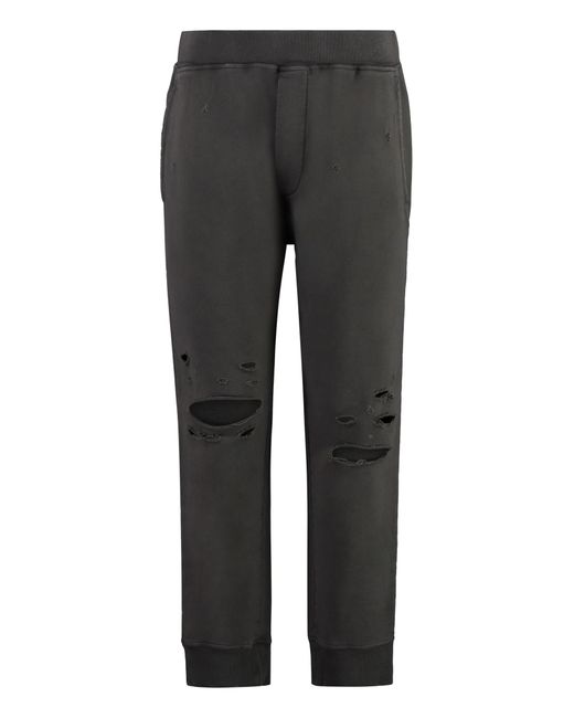 DSquared² Gray Cotton Track-Pants