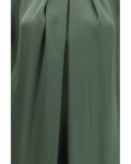 Petar Petrov Green Interlude Dress Silk