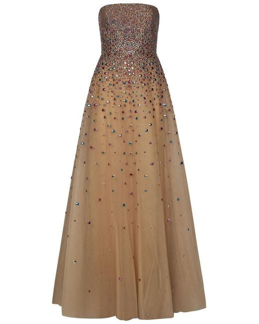 Elie Saab Brown Dress