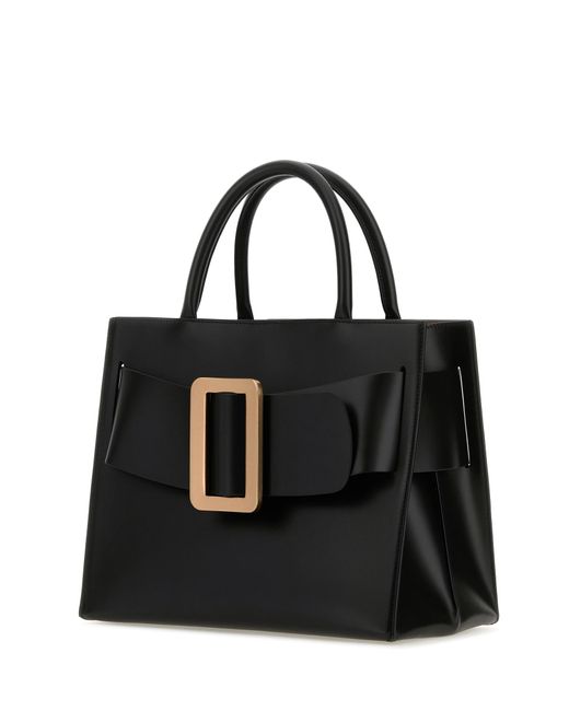 Boyy Black Leather Bobby 32 Shopping Bag