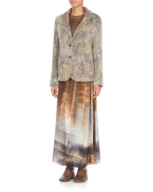 Avant Toi Multicolor Wool And Cashmere Blazer
