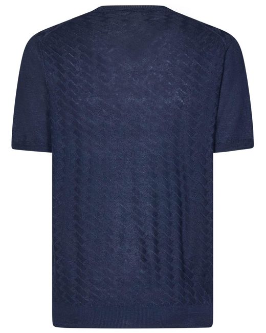 Boglioli Blue Sweater for men