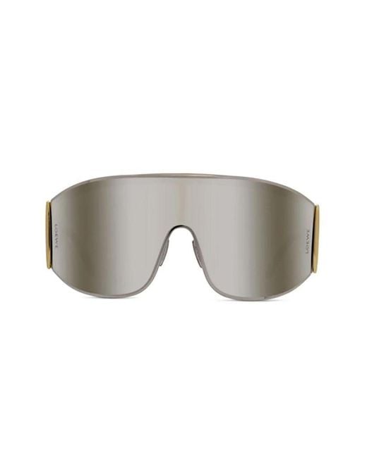 Loewe Gray Sunglasses Palladium- Metal Eyewear