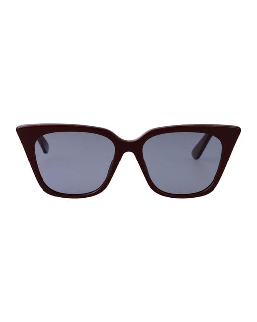 McQueen Blue Am0556S 004 Acetate Sunglasses