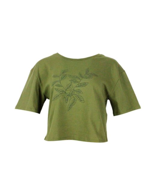 ARMANI EXCHANGE Green T-Shirts And Polos 100Co