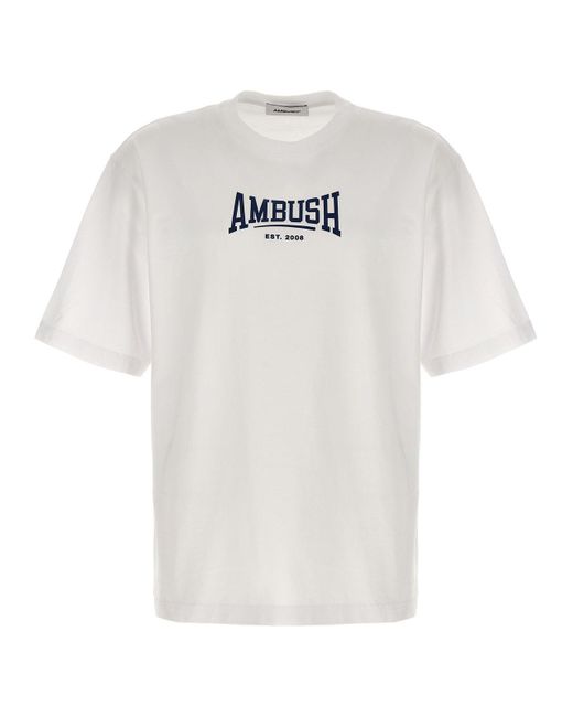 Ambush White Logo T-shirt for men