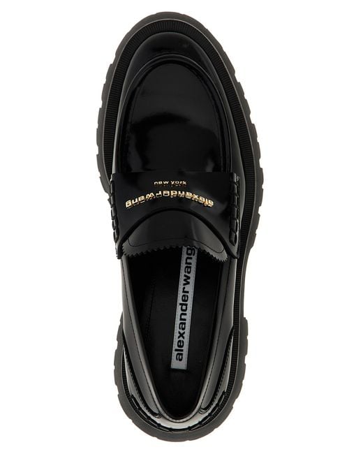 Alexander Wang Black Carter Lug' Loafers