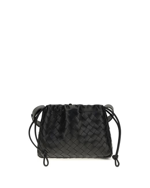 Bottega Veneta Black Pouch Bike Calfskin- Calf Leather Umbrellas for men