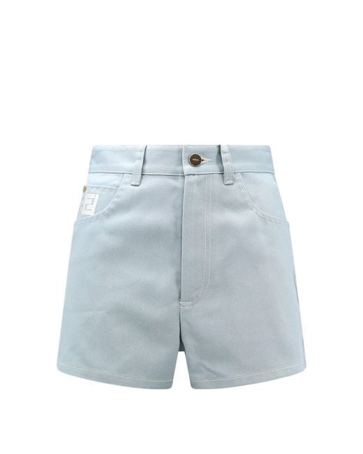 Fendi Blue Shorts